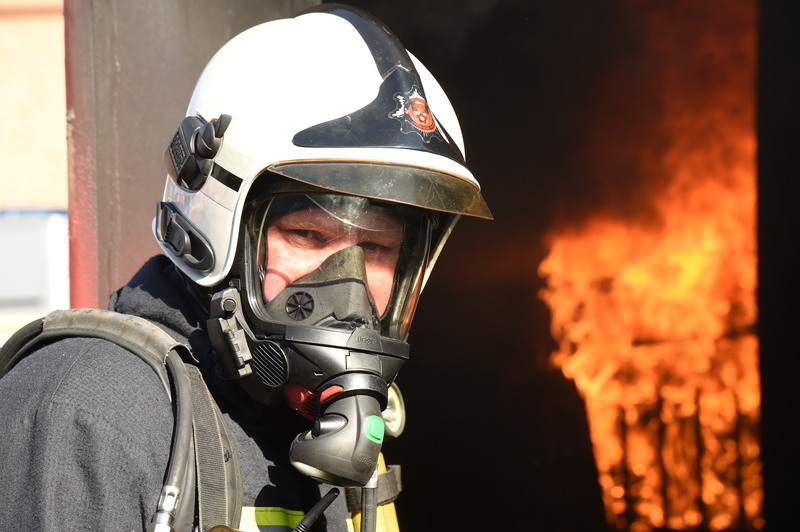 helmet and facemask